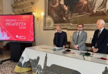 Premio Pigafetta 2026 al Teatro Olimpico: imprese vicentine e grande concerto gratuito Premio Pigafetta 2026, Possamai, De Santis e Xoccato alla presentazione a Palazzo Trissino