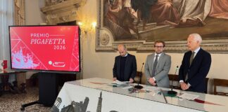 Premio Pigafetta 2026 al Teatro Olimpico: imprese vicentine e grande concerto gratuito Premio Pigafetta 2026, Possamai, De Santis e Xoccato alla presentazione a Palazzo Trissino