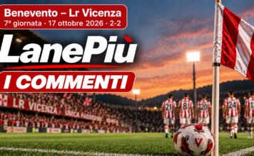 Benevento–Lr Vicenza, Gallo: «La reazione sia il punto di partenza» Lr Vicenza, i commenti dopo il 2-2 di Benevento