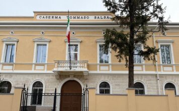 Guardia di Finanza, inaugurata a Treviso la nuova caserma “Tommaso Salsa” del Gruppo Nuova caserma della Guardia di Finanza a Treviso, facciata della sede Tommaso Salsa