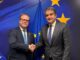 Veneto a Bruxelles, Giacinti presenta social housing, acqua, sanità e materie prime Missione del Veneto a Bruxelles con Filippo Giacinti
