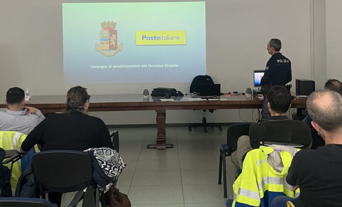 Guida sicura a Vicenza, Poste Italiane e Polizia formano i dipendenti sulla strada Guida sicura a Vicenza
