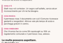 Parcheggi rosa a Vicenza, Idea Vicenza replica: «Gli stalli esistono già dal 2007» parcheggi rosa a Vicenza