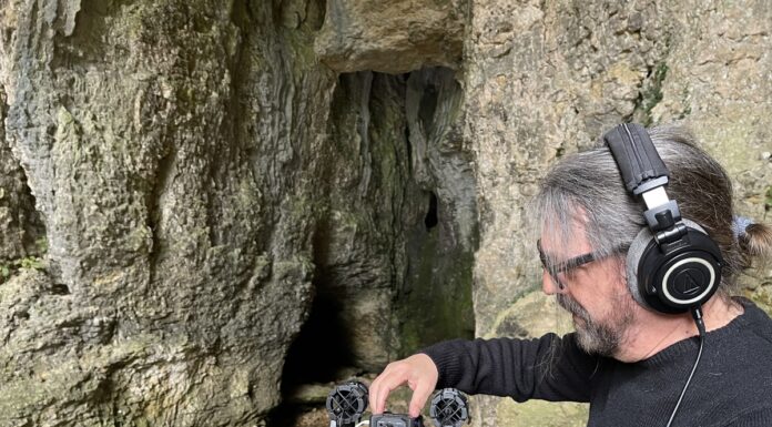 Anguane, l’acqua del Veneto diventa musica nel nuovo album di Joe Schievano e Maria Roveran Acqua del Veneto, Joe Schievano registra i suoni in una grotta