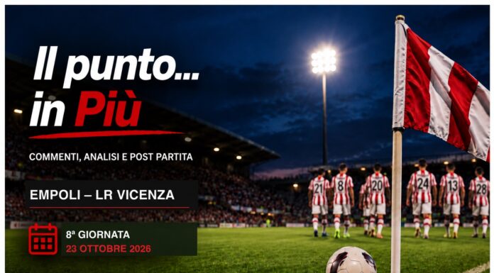 Il punto in più. Empoli–Lr Vicenza, Gallo rilancia il nuovo assetto; Andreoletti ammette gli errori Lr Vicenza, commenti dopo la vittoria per 2-0 a Empoli