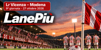 Lr Vicenza–Modena, aperta la prevendita: prezzi e modalità Lr Vicenza–Modena, copertina LanePiù per la nona giornata di Serie B