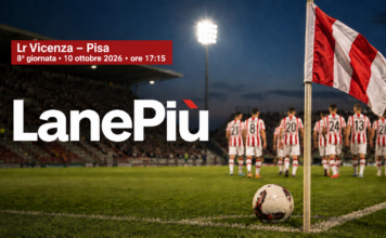Lr Vicenza, anticipi e orari dalla 12ª alla 20ª giornata: derby col Padova il 5 dicembre Lr Vicenza – Pisa, 8ª giornata del 10 ottobre 2026 alle 17:15