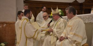 Ordinazione diaconale di Luca Dalla Costa a Chiampo, Brugnotto: «La gioia di servire» Ordinazione diaconale di Luca Dalla Costa nella chiesa parrocchiale di Chiampo