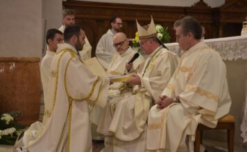 Ordinazione diaconale di Luca Dalla Costa a Chiampo, Brugnotto: «La gioia di servire» Ordinazione diaconale di Luca Dalla Costa nella chiesa parrocchiale di Chiampo