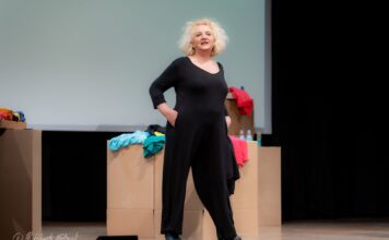 Maria Pia Timo al Teatro San Marco di Vicenza con il monologo “Una donna di prim’ordine” Maria Pia Timo a Vicenza in scena nel monologo Una donna di prim’ordine, foto di Roberto Fantinuoli