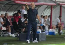 Lr Vicenza, Gallo dopo il Pisa: «Sconfitta meritata». Zonta: «Ripartire subito» Lr Vicenza, Fabio Gallo e Loris Zonta nella conferenza dopo il Pisa