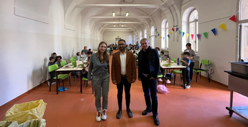 Mensa della scuola Giusti di Vicenza nell’ex palestra riqualificata
