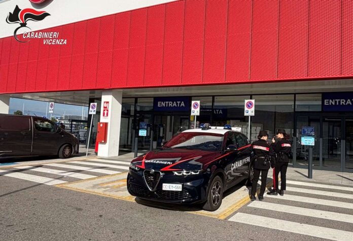 rapina al supermercato di Montecchio Maggiore