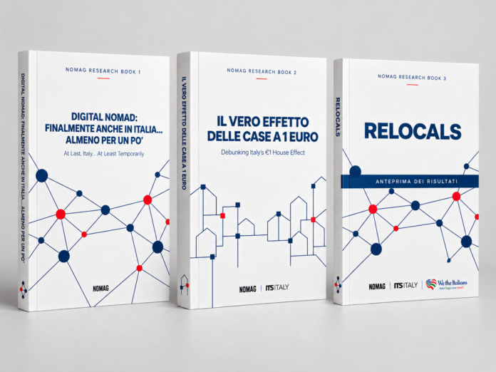 Vivere in Italia nei borghi, le tre ricerche pubblicate da NOMAG Research Books