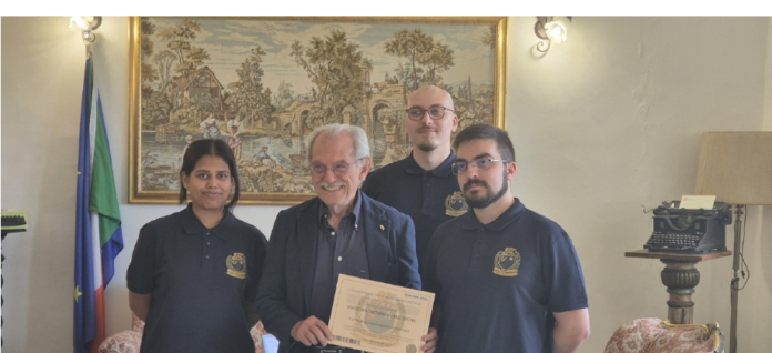 Sangiovanni-Vincentelli maestro onorario dei cadetti Olitec Sangiovanni-Vincentelli maestro onorario