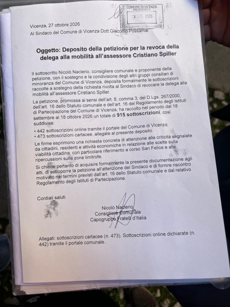 petizione spiller