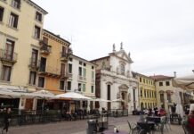 Coin di piazza Castello a Vicenza, Colombara chiede tempi certi su rilancio e lavori Coin di piazza Castello a Vicenza, veduta del centro storico cittadino