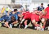 Rangers Rugby Vicenza batte Mogliano 12-8: decide il piede di Heymans alla Rugby Arena Rangers Rugby Vicenza in mischia contro Mogliano alla Rugby Arena