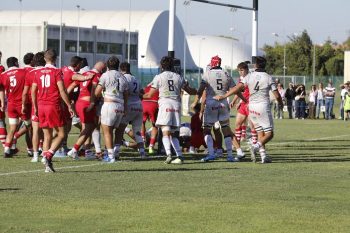 Rangers Vicenza vince 40-28 contro il Petrarca Rangers Vicenza vince 40-28