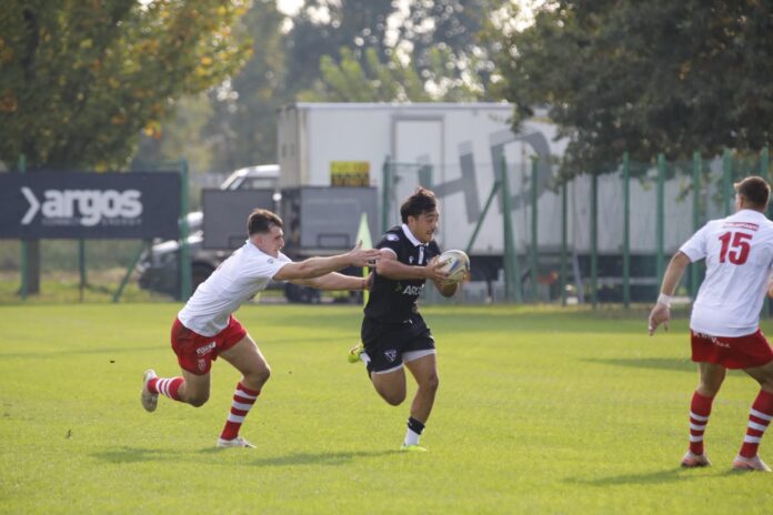 Rangers Vicenza-Petrarca 21-17 Rangers Vicenza-Petrarca 21-17, azione della partita