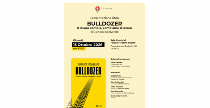 Vicenza, “Bulldozer” apre il confronto su intelligenza artificiale e futuro del lavoro Bulldozer e futuro del lavoro, incontro a Vicenza