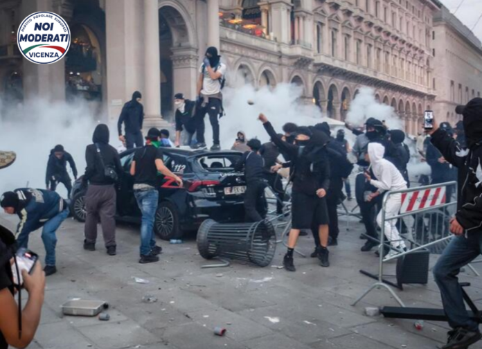 Sicurezza a Vicenza, immagine allegata al comunicato di Noi Moderati Vicenza