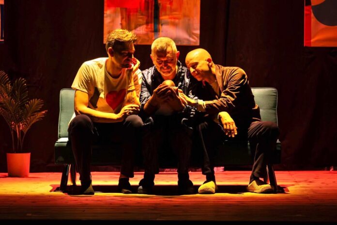 Maschera d’Oro Vicenza, scena di Tre papà e un bebè