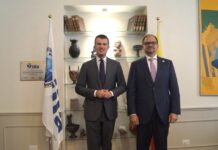 IILA ed Ecuador rafforzano la cooperazione su giustizia, carceri e sicurezza Cooperazione IILA Ecuador, Giorgio Silli con il ministro John Reimberg Oviedo nella sede dell’organizzazione