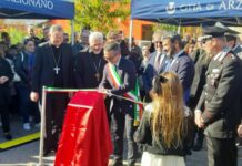 Arzignano inaugura le rotatorie riqualificate con gli stemmi pontifici Rotatorie con gli stemmi pontifici, cerimonia di inaugurazione ad Arzignano