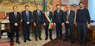 Vicenza, Possamai incontra l’ambasciatore del Brasile alla vigilia del Premio Pigafetta Ambasciatore del Brasile a Vicenza, Renato Mosca de Souza con il sindaco Giacomo Possamai e la delegazione