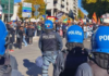 Scontri a Vicenza, Noi Moderati: «Protestare è un diritto, la violenza un fallimento» Posizione di Noi Moderati sugli scontri, agenti di polizia davanti al corteo di Vicenza