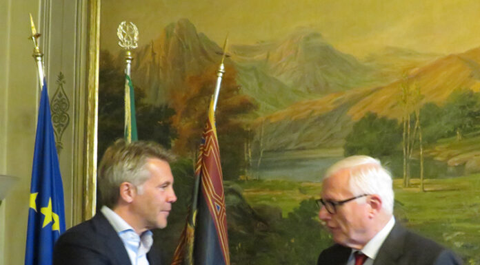 Schio, primo incontro tra Emanuele Filiberto di Savoia e Markus d’Asburgo-Lorena Primo incontro tra Savoia e Asburgo-Lorena a Schio