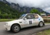 Team Bassano, quattro gare nella settimana: quattordici equipaggi al Rally Storico di casa Team Bassano nelle quattro gare, Peugeot 205 impegnata in una prova di rally