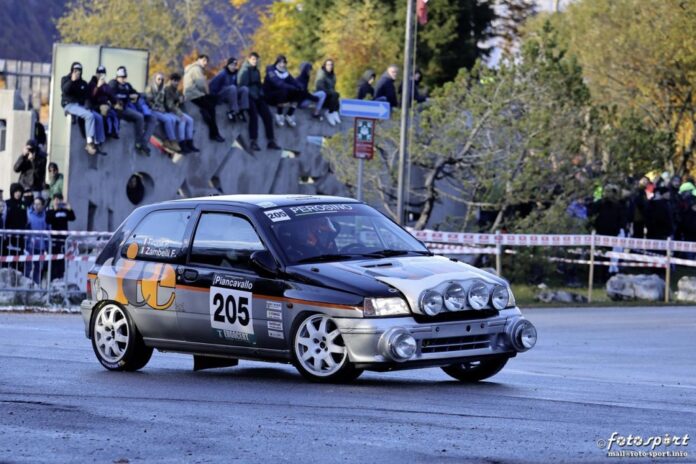 Team Bassano al Rally Piancavallo, la Renault Clio di Pietro Tirone e Francesco Zambelli