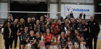 Serie B1, Volksbank Vicenza Volley vince il derby con Ipag Noventa e resta a punteggio pieno Volksbank Vicenza Volley vince il derby con Ipag Noventa e festeggia il successo per 3-0