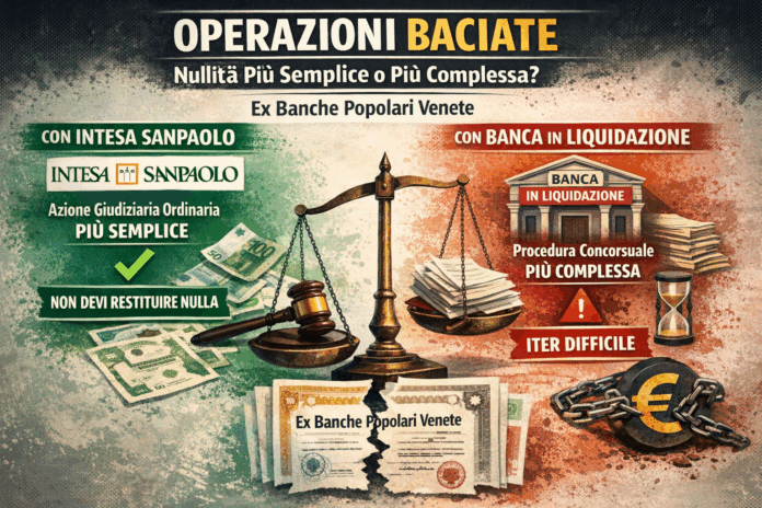 Operazioni baciate, percorsi diversi per la nullità degli effetti (immagine generata con l'IA) Operazioni baciate, percorsi diversi per la nullità degli effetti (immagine generata con l'IA)
